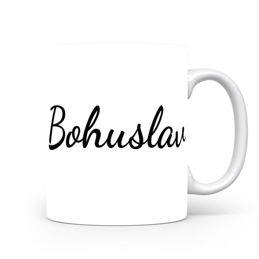 Hrnek se jménem Bohuslav | Minimalistický pánský hrnek