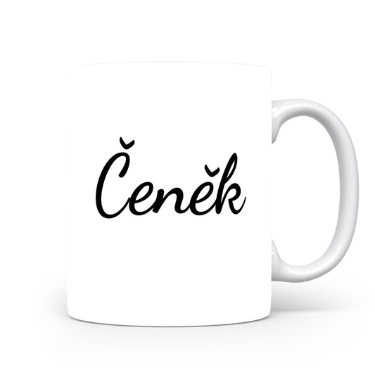 Hrnek se jménem Čeněk | Minimalistický pánský hrnek