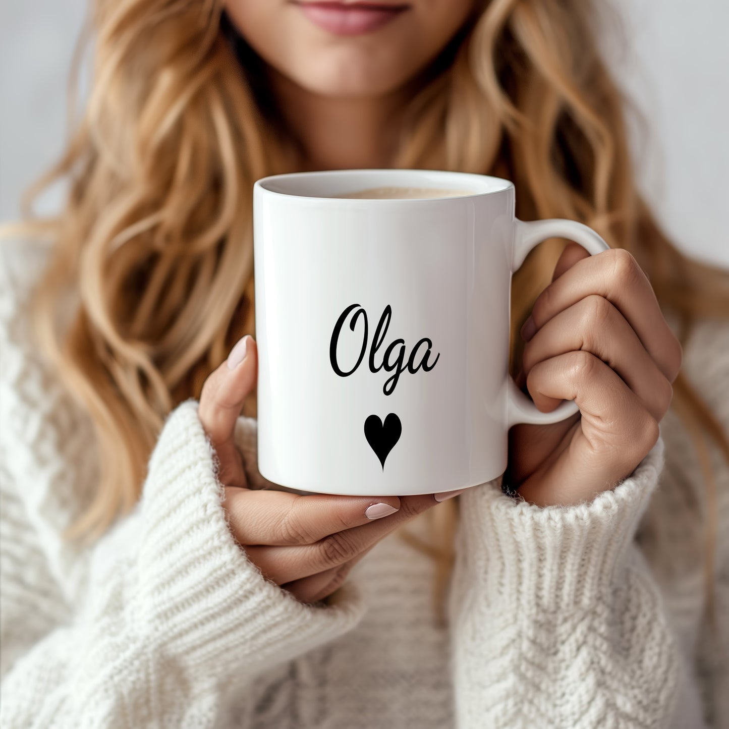 Hrnek se jménem Olga – romantický styl se srdcem
