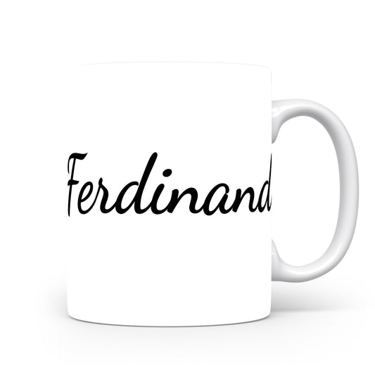 Hrnek se jménem Ferdinand | Minimalistický pánský hrnek