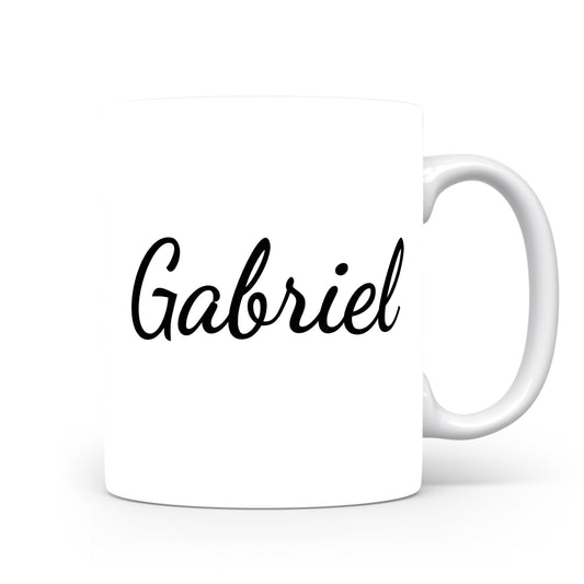 Hrnek se jménem Gabriel | Minimalistický pánský hrnek