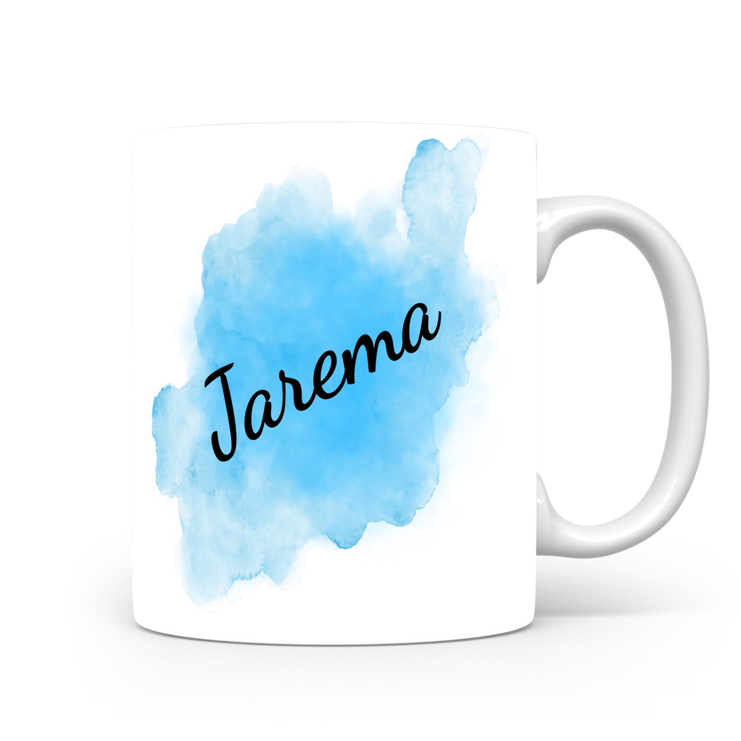 Hrnek se jménem Jarema | Modrý akvarelový hrnek