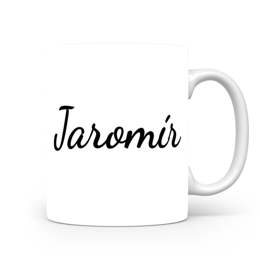 Hrnek se jménem Jaromír | Minimalistický pánský hrnek