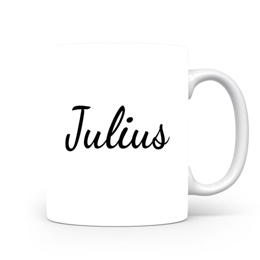 Hrnek se jménem Julius | Minimalistický pánský hrnek