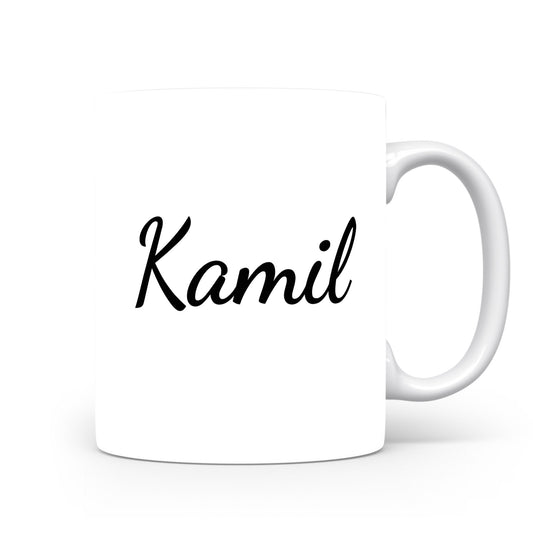 Hrnek se jménem Kamil | Minimalistický pánský hrnek