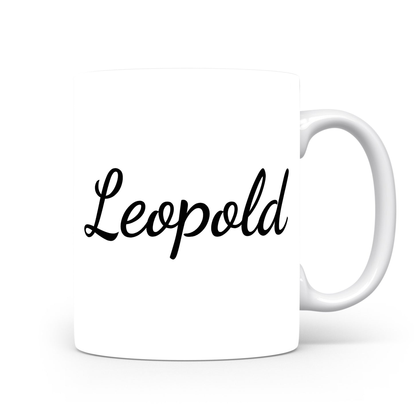 Hrnek se jménem Leopold | Minimalistický pánský hrnek