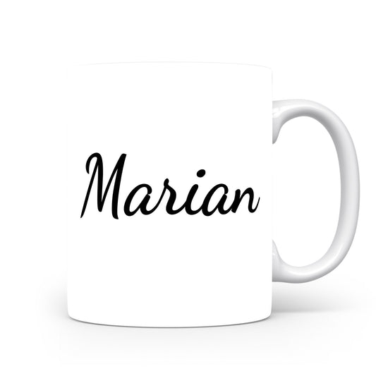 Hrnek se jménem Marian | Minimalistický pánský hrnek