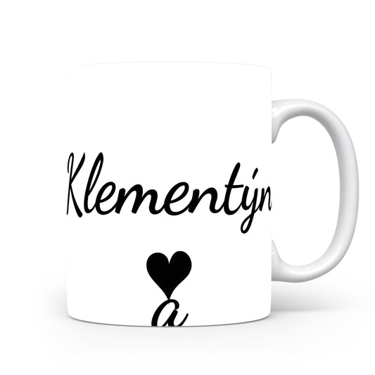 Hrnek se jménem Klementýn | Minimalistický dámský hrnek