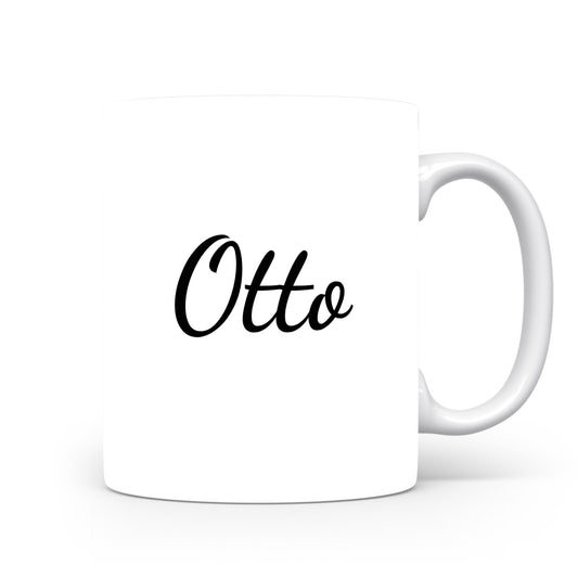 Hrnek se jménem Otto | Minimalistický pánský hrnek