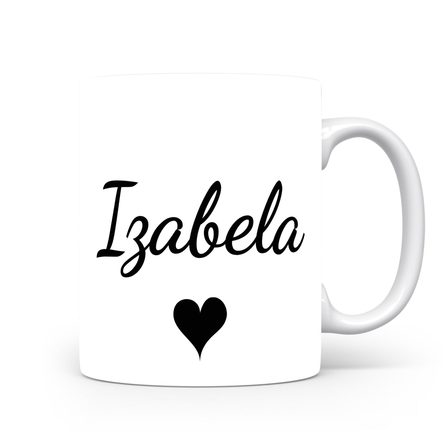 Hrnek se jménem Izabela | Romantický hrnek se srdcem