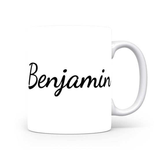 Hrnek se jménem Benjamin | Minimalistický pánský hrnek