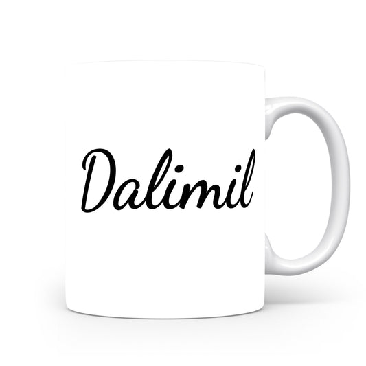 Hrnek se jménem Dalimil | Minimalistický pánský hrnek