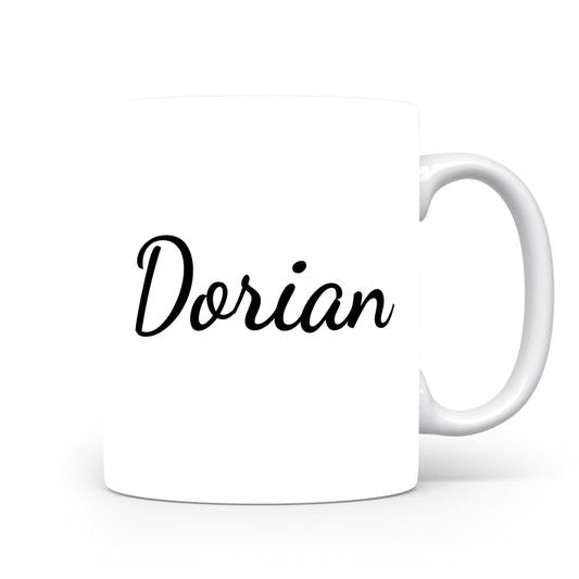 Hrnek se jménem Dorian | Minimalistický pánský hrnek