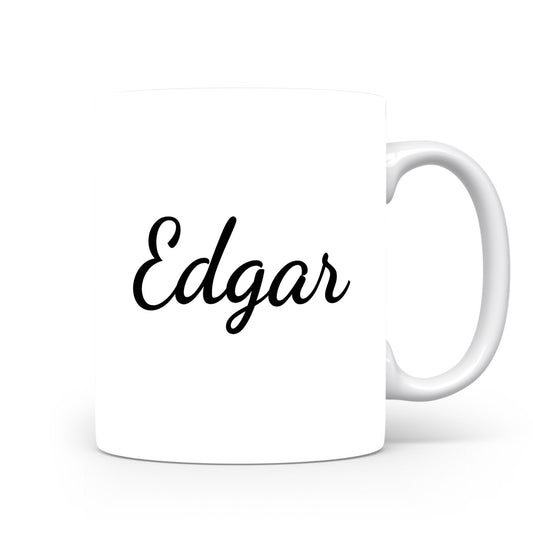 Hrnek se jménem Edgar | Minimalistický pánský hrnek