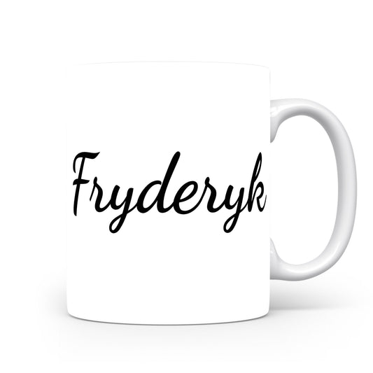 Hrnek se jménem Fryderyk | Minimalistický pánský hrnek