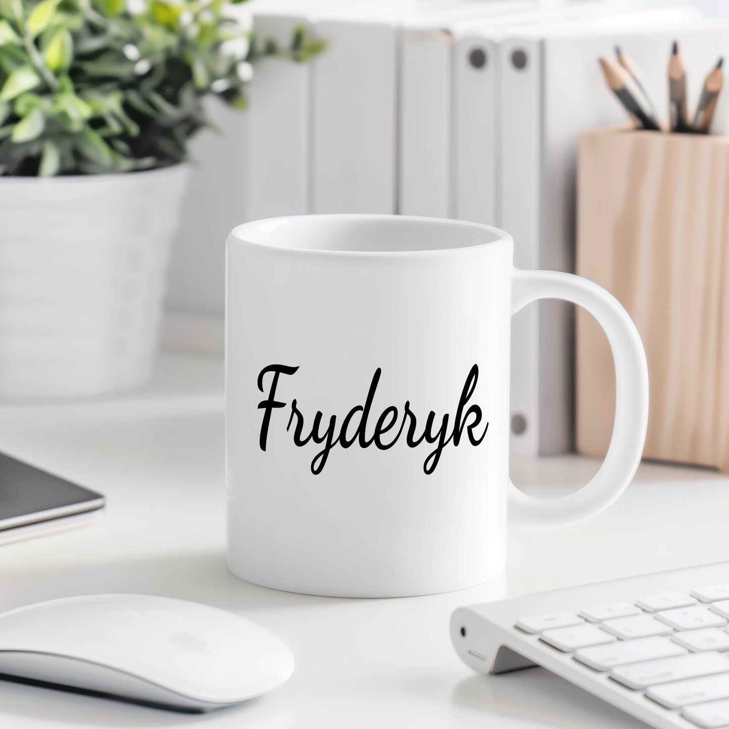 Hrnek se jménem Fryderyk – minimalistický styl pro muže