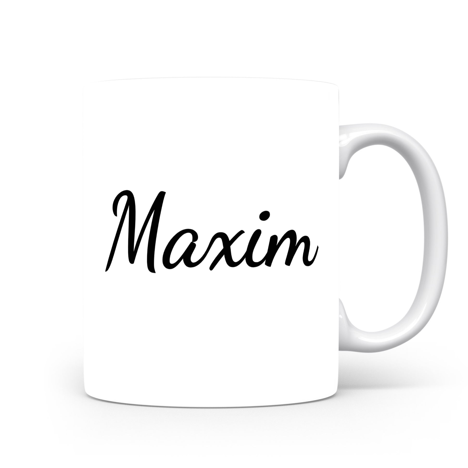 Hrnek se jménem Maxim | Minimalistický pánský hrnek