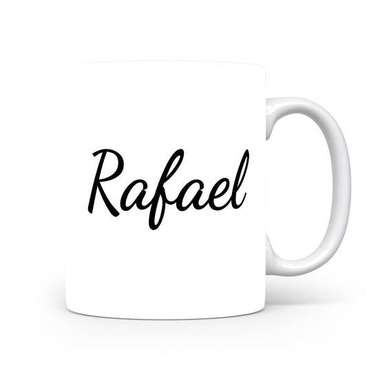 Hrnek se jménem Rafael | Minimalistický pánský hrnek