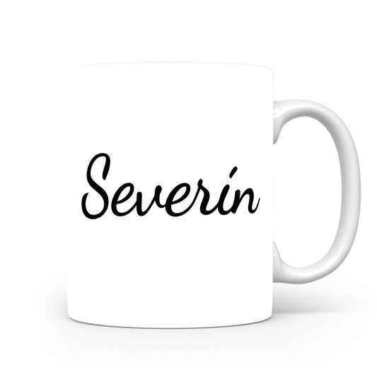 Hrnek se jménem Severín | Minimalistický pánský hrnek