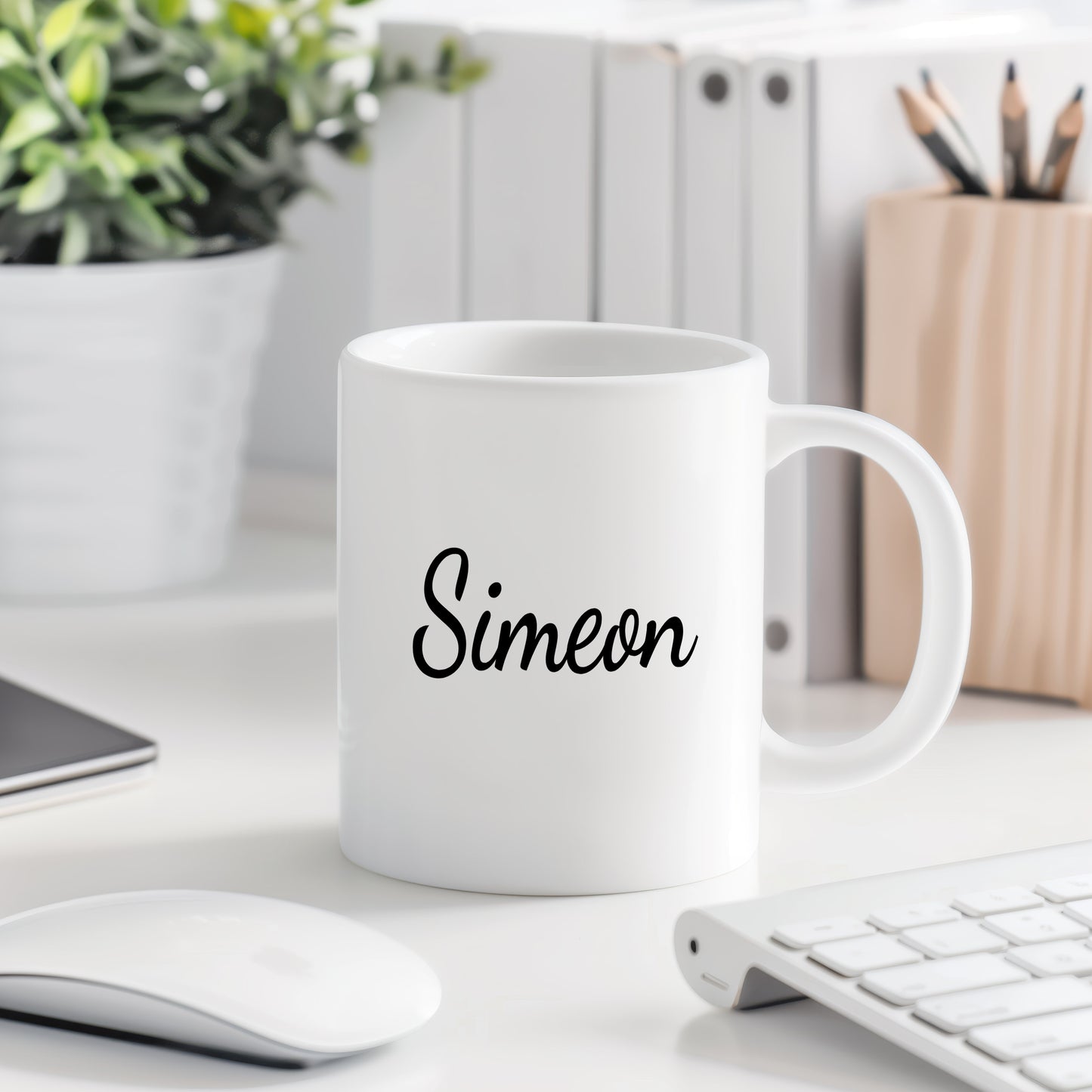 Hrnek se jménem Simeon – minimalistický styl pro muže
