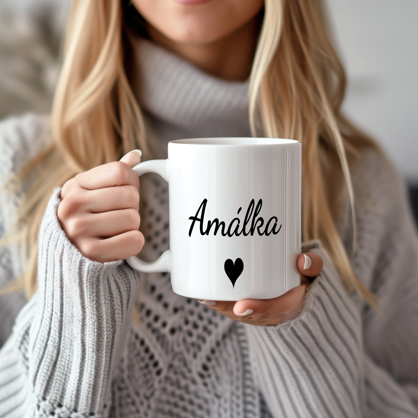 Hrnek se jménem Amálka – romantický styl se srdcem
