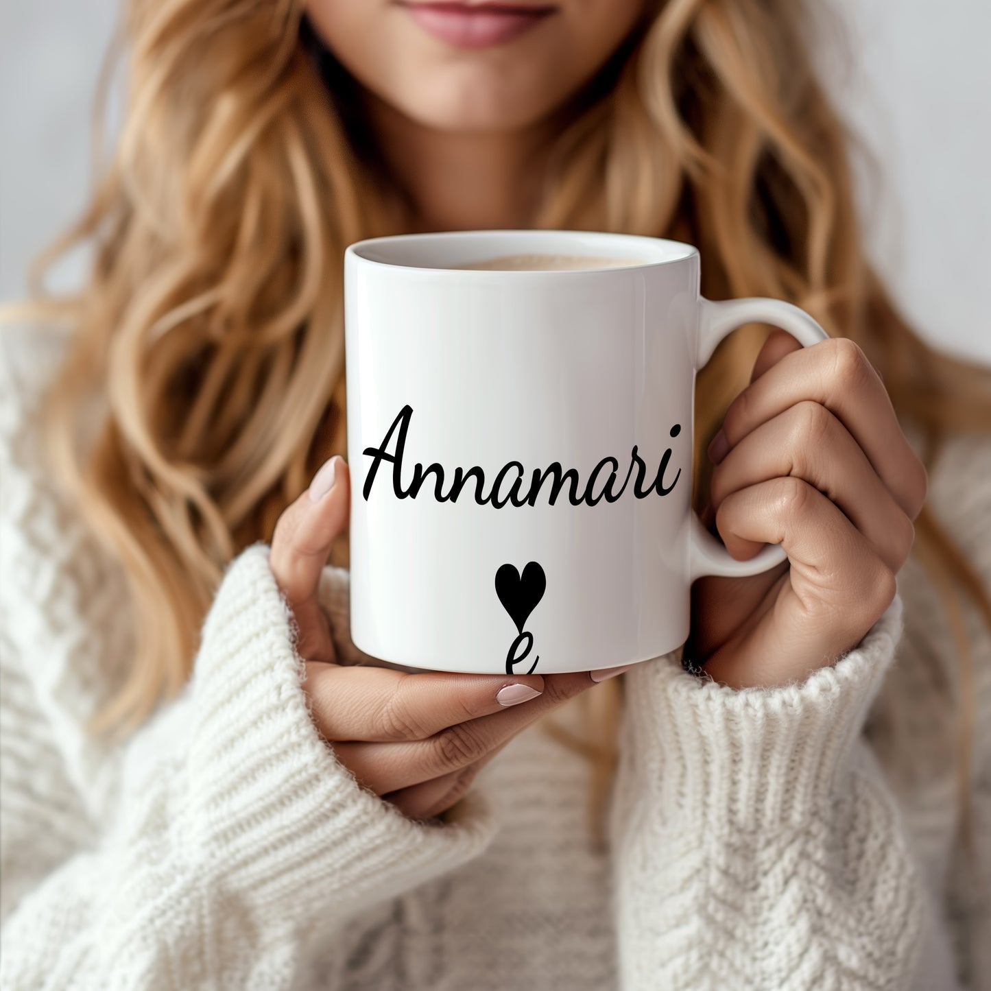 Hrnek se jménem Annamari – romantický styl se srdcem