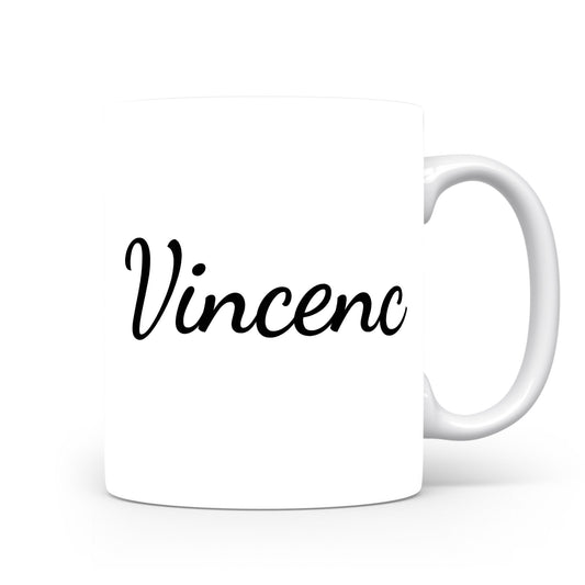 Hrnek se jménem Vincenc | Minimalistický pánský hrnek
