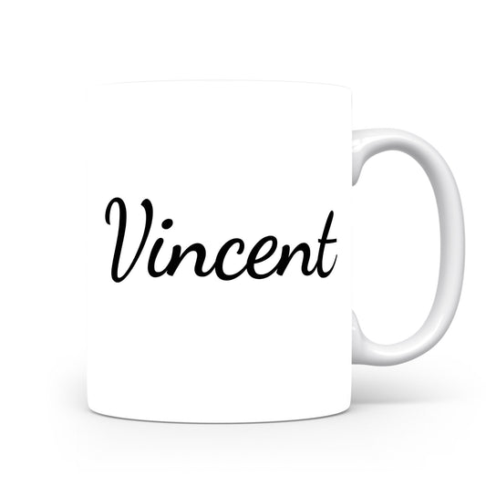 Hrnek se jménem Vincent | Minimalistický pánský hrnek