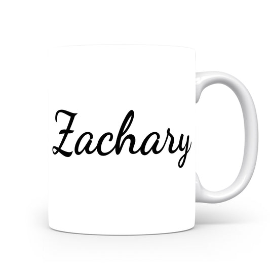 Hrnek se jménem Zachary | Minimalistický pánský hrnek
