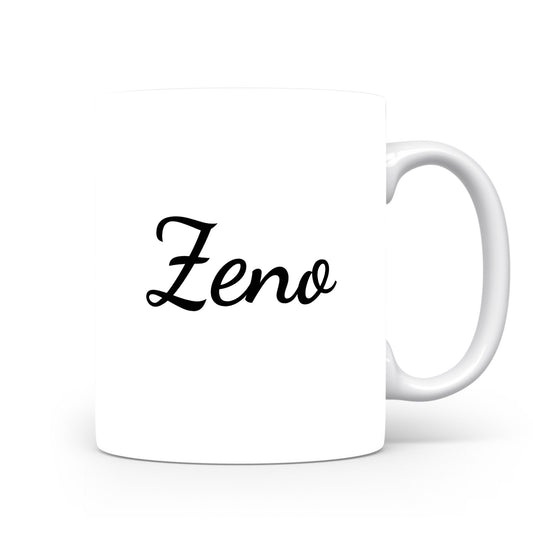 Hrnek se jménem Zeno | Minimalistický pánský hrnek