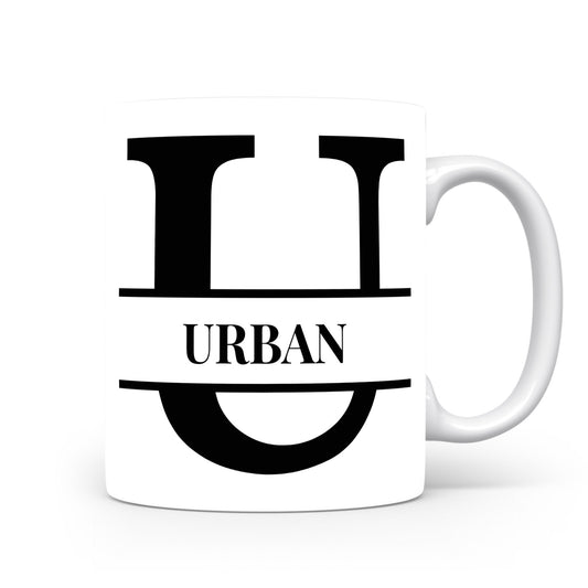 Hrnek se jménem URBAN | Monogram bez květin