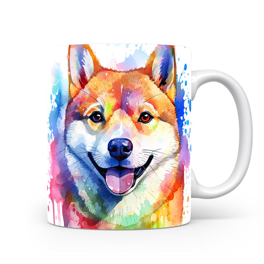 Hrnek s veselým úsměvem shiba inu