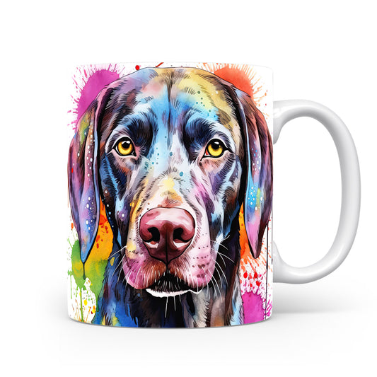 Hrnek s barevným motivem labradora
