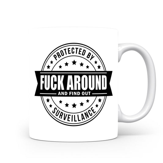 Hrnek s vtipným nápisem – FUCK AROUND