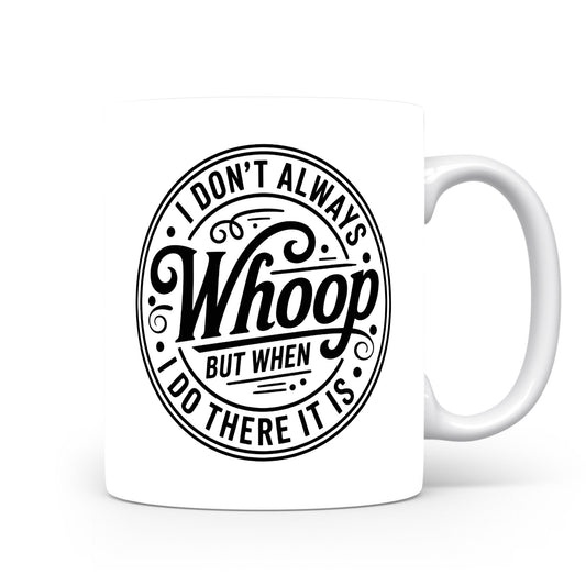 Hrnek s vtipným nápisem – Whoop