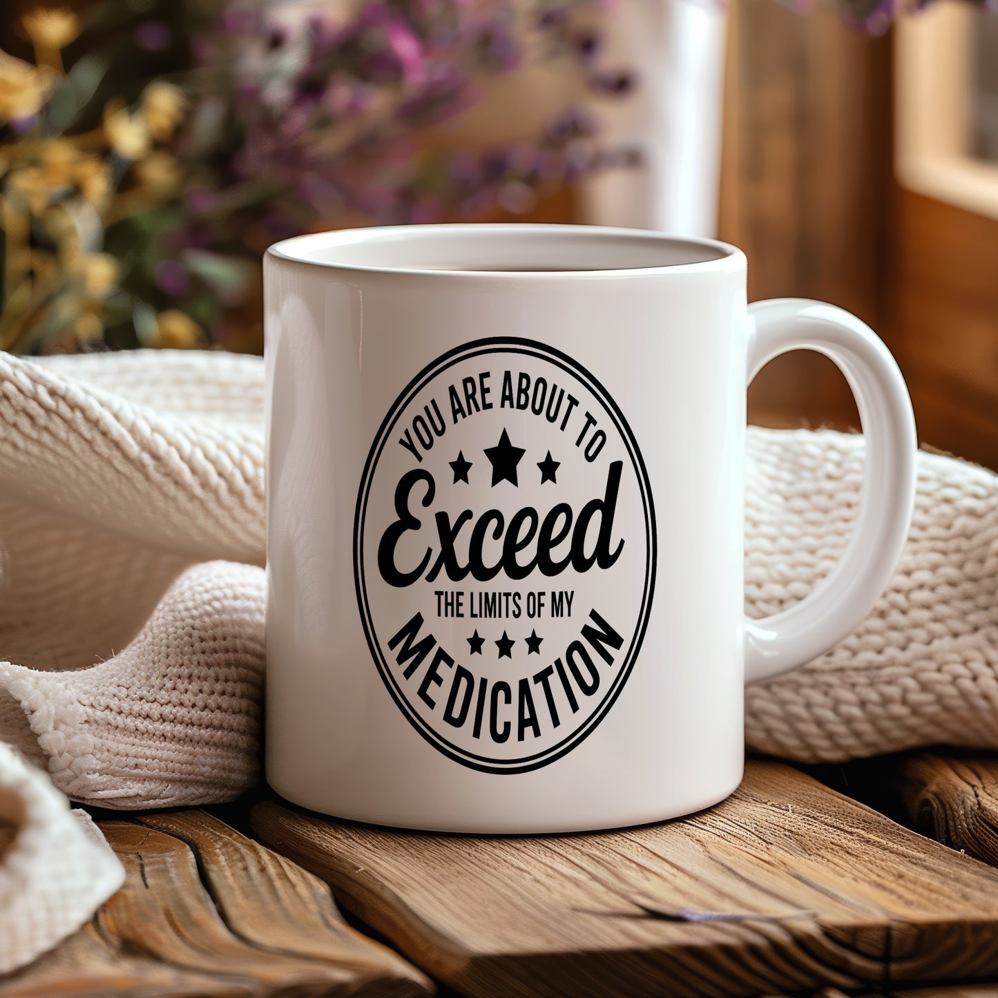 Hrnek s vtipným nápisem – Exceed