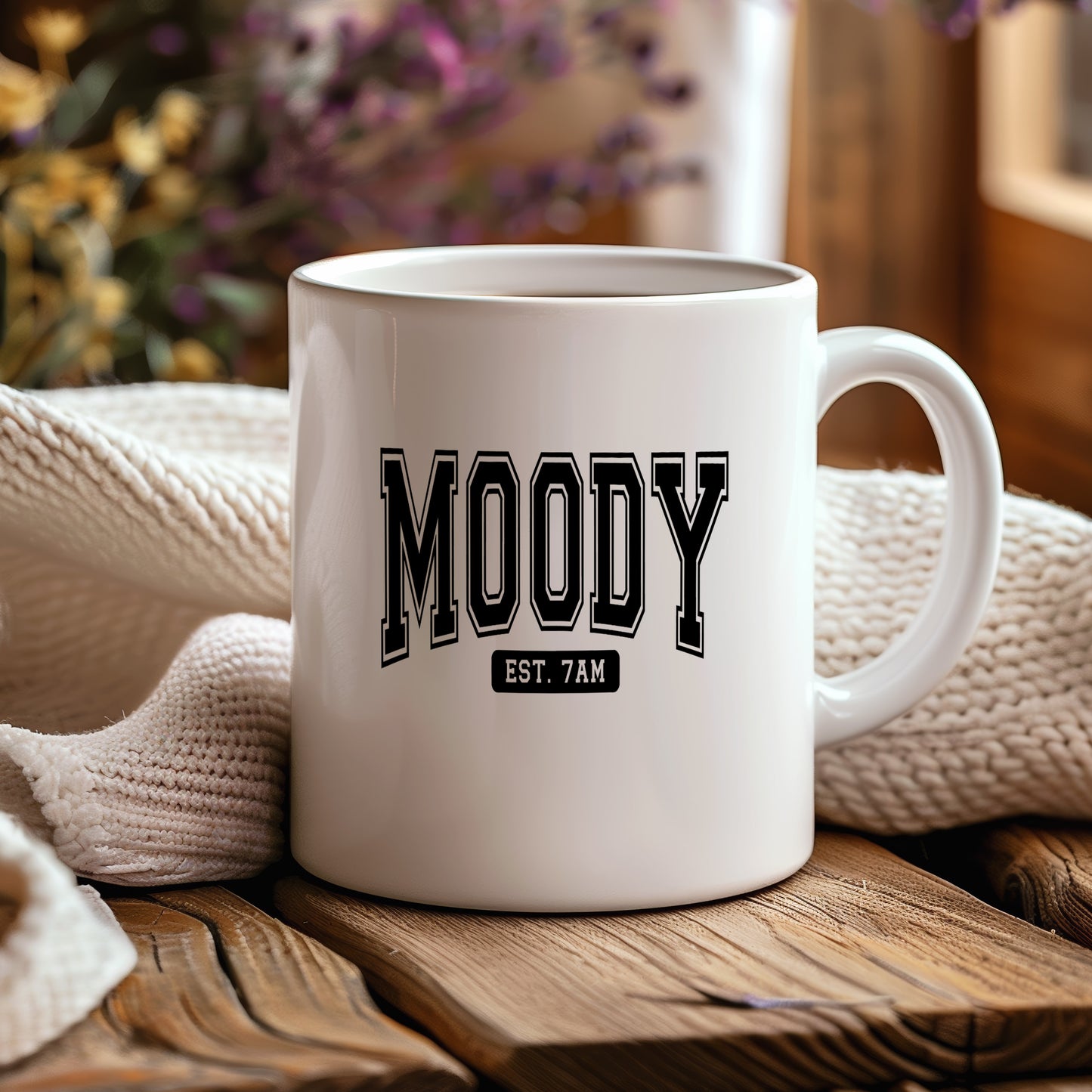Hrnek s vtipným nápisem – MOODY