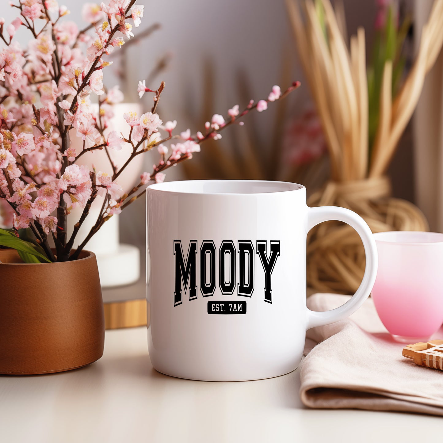 Hrnek s vtipným nápisem – MOODY
