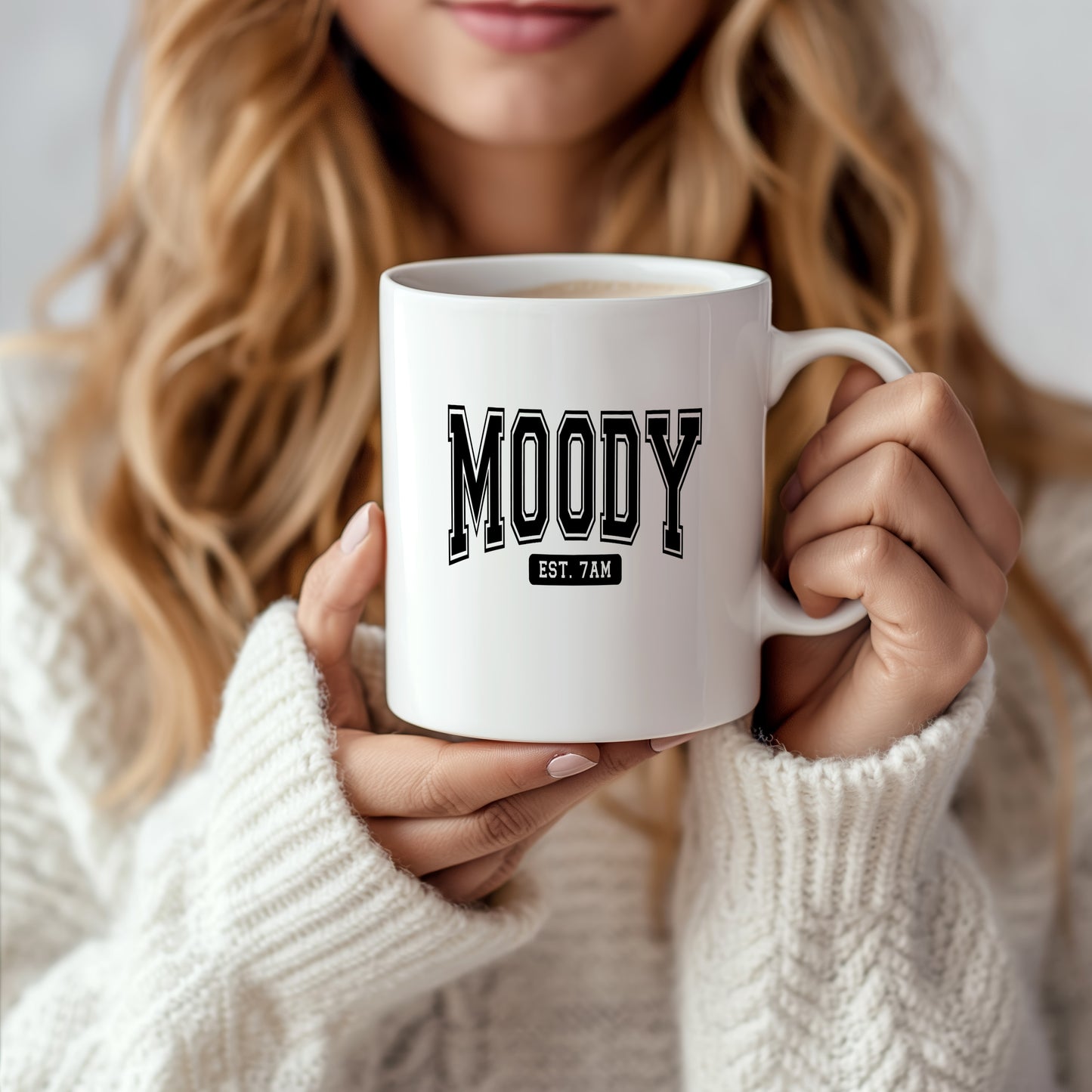 Hrnek s vtipným nápisem – MOODY