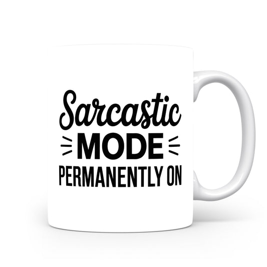 Hrnek s vtipným nápisem – Sarcastic Mode