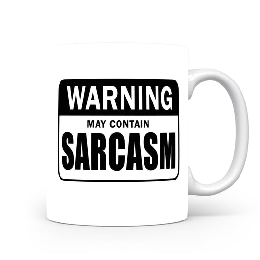 Hrnek s vtipným nápisem – WARNING