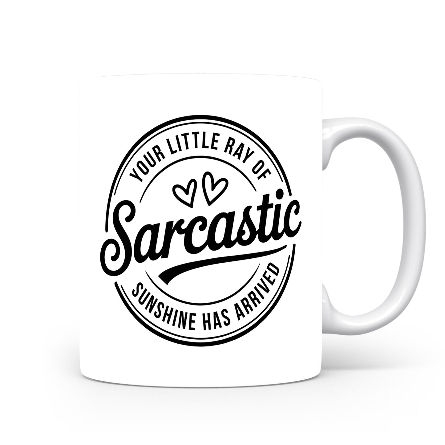 Hrnek s vtipným nápisem – Sarcastic Sunshine