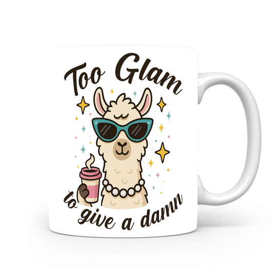Hrnek s vtipným nápisem – Too Glam