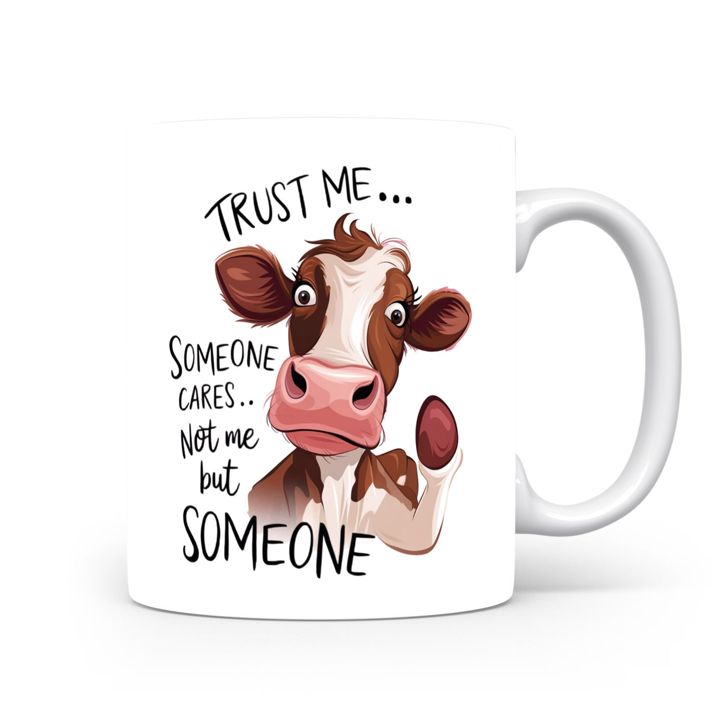 Hrnek s vtipným nápisem – Trust me...