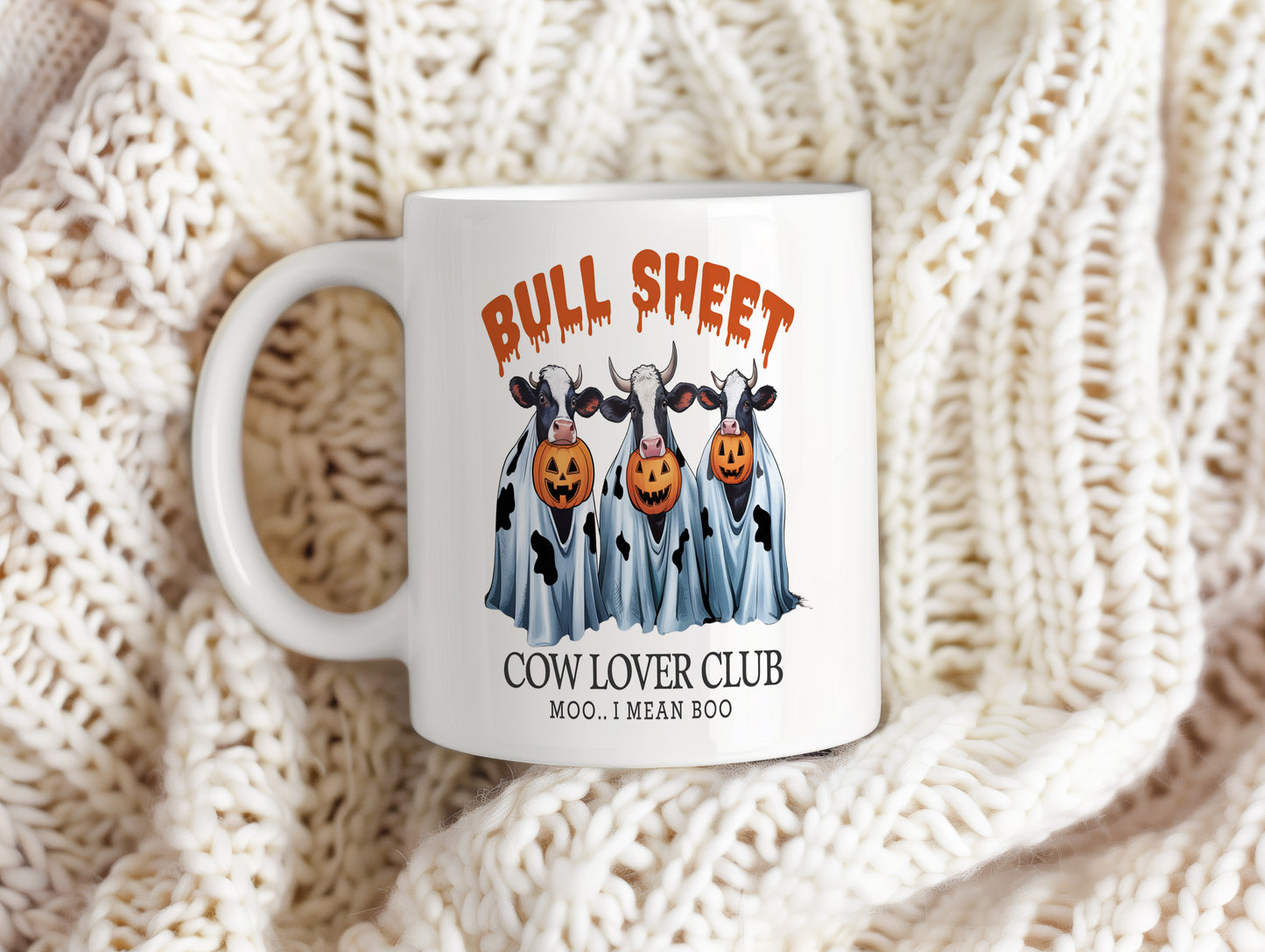 Hrnek s vtipným nápisem – BULL SHEET