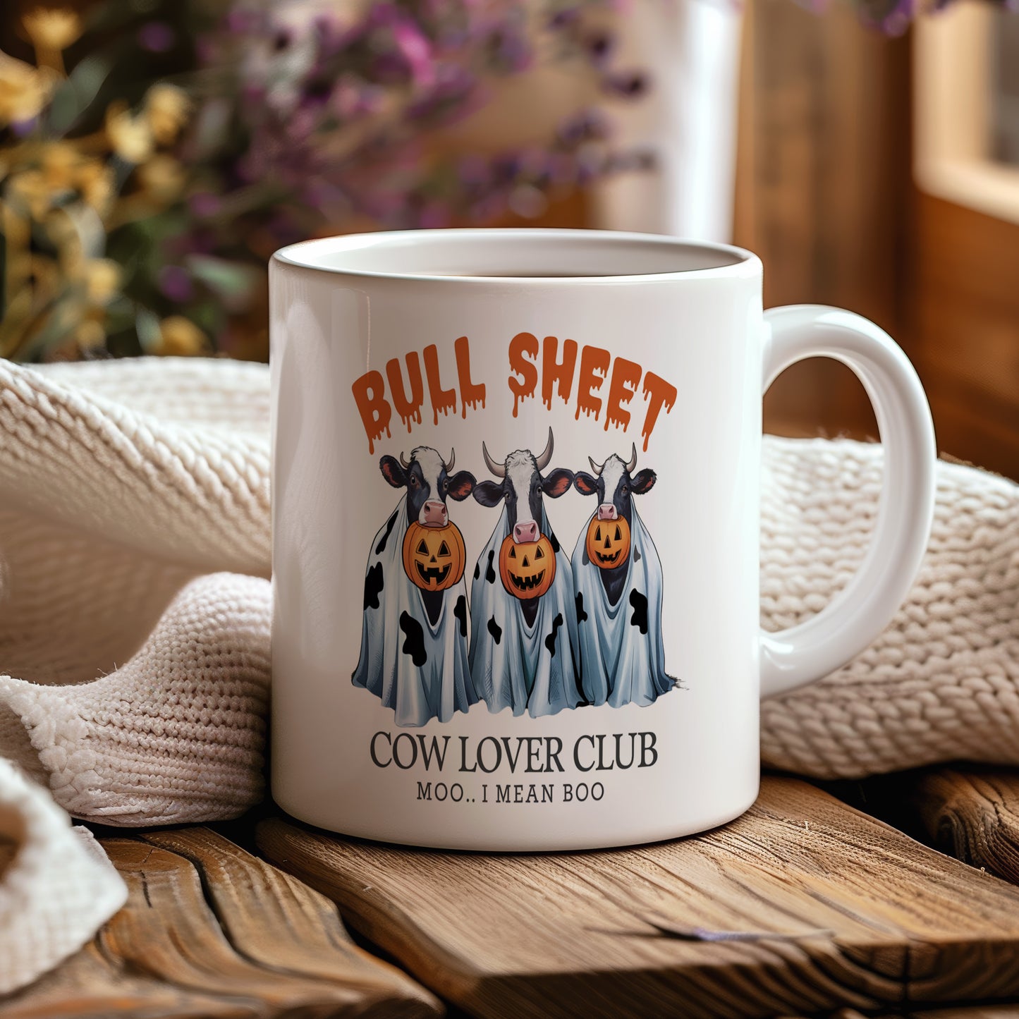 Hrnek s vtipným nápisem – BULL SHEET