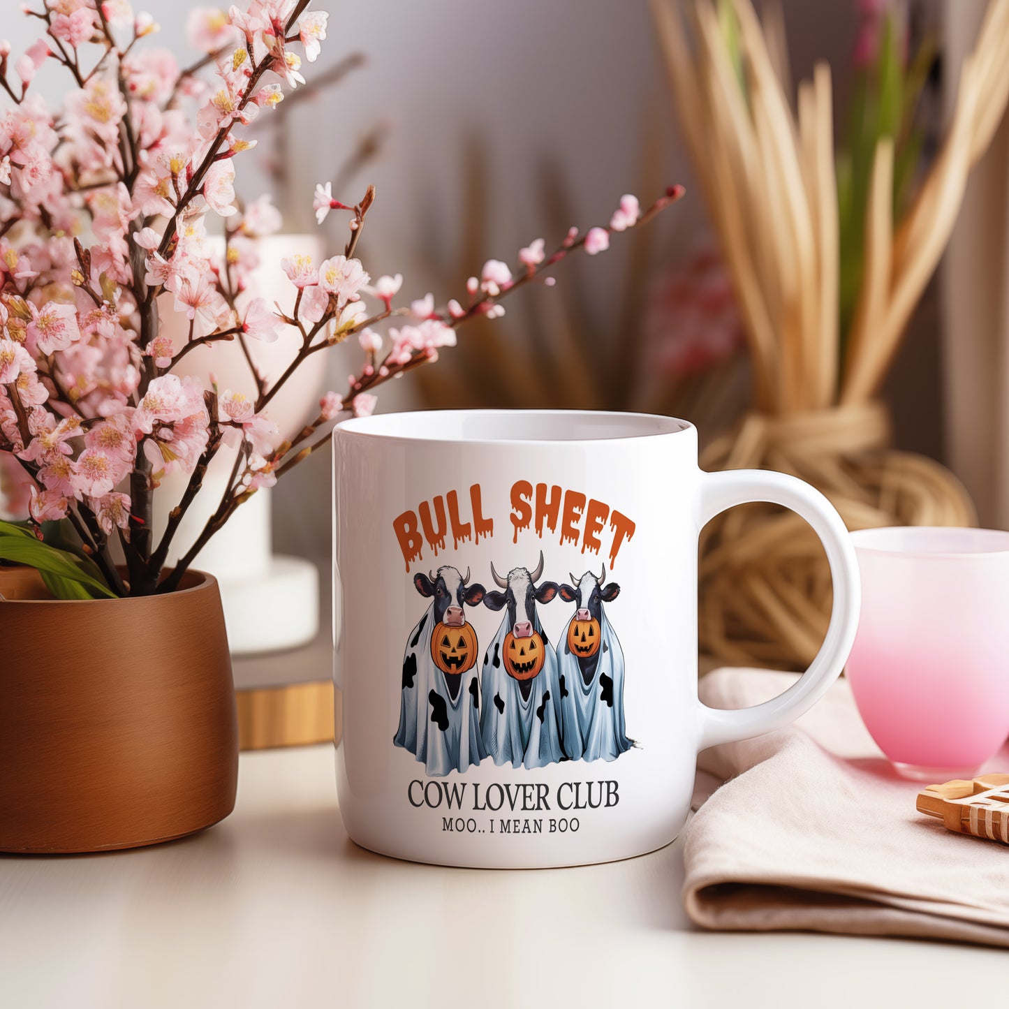 Hrnek s vtipným nápisem – BULL SHEET