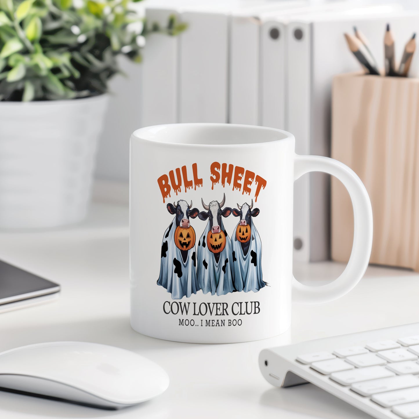 Hrnek s vtipným nápisem – BULL SHEET