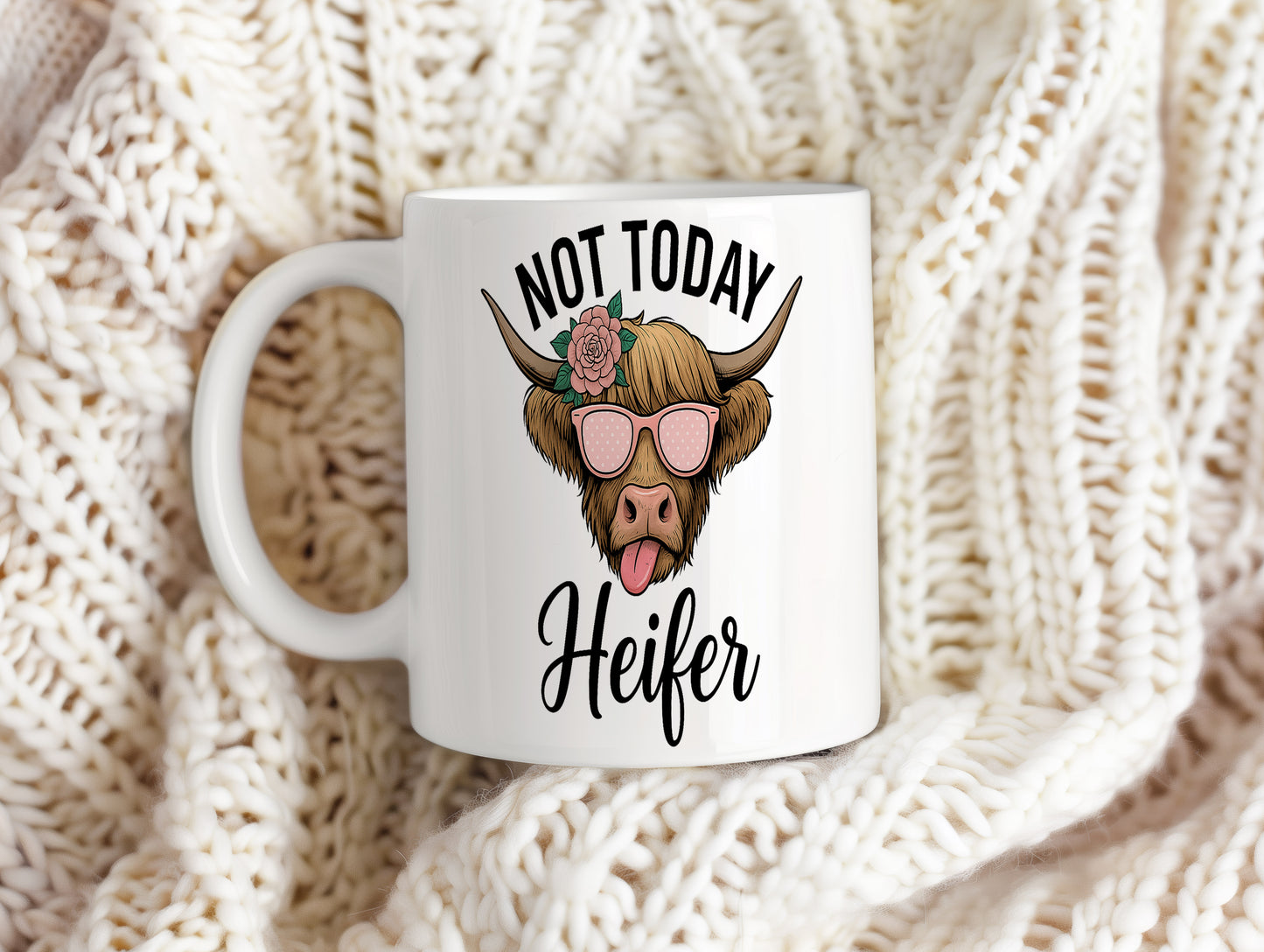 Hrnek s vtipným nápisem – NOT TODAY