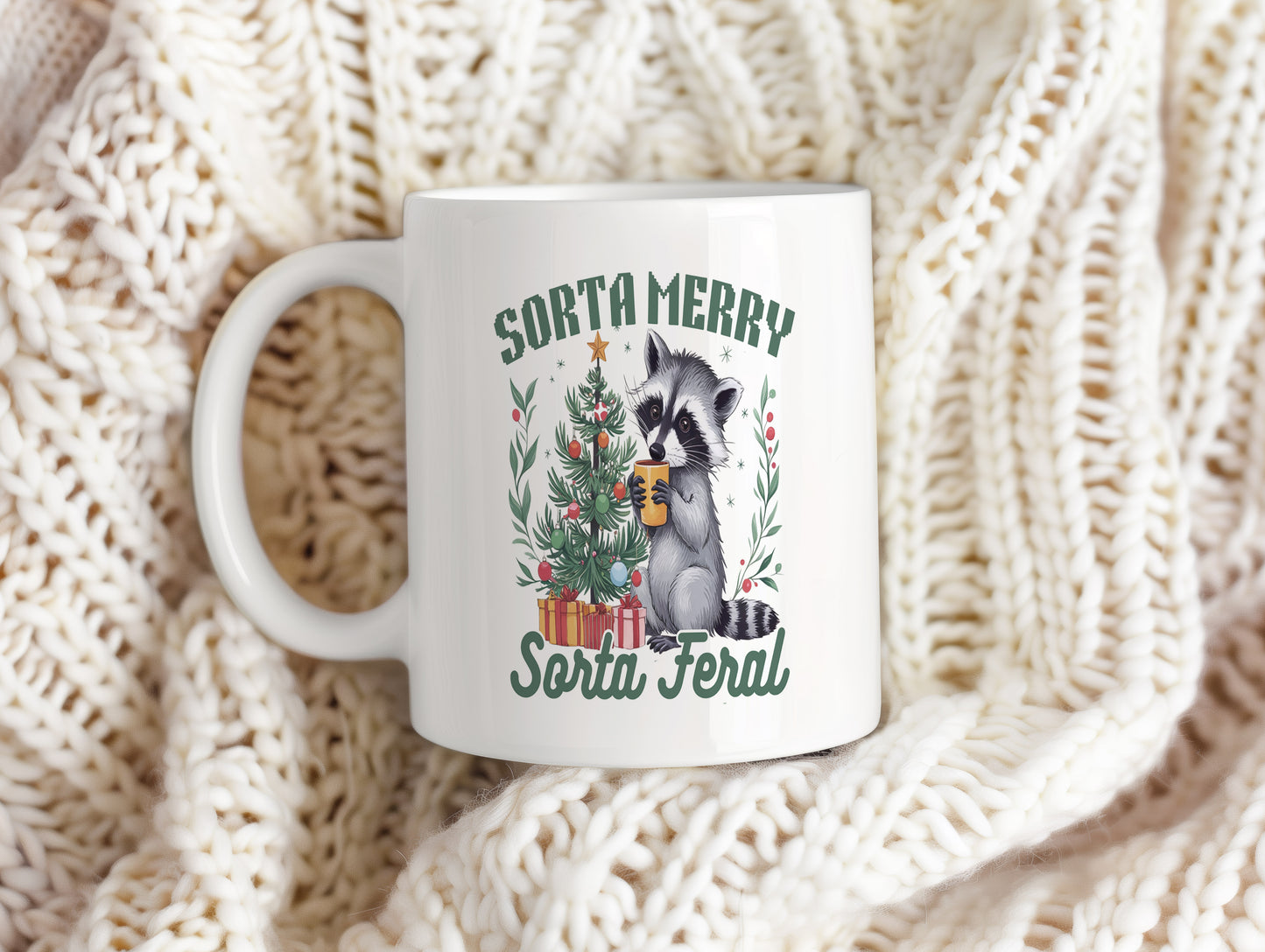 Hrnek s vtipným nápisem – Sorta Merry